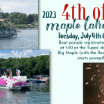 2023 Maple Lake Boat Parade